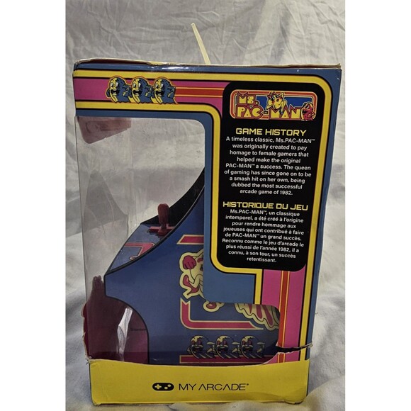 7" My Arcade Ms. Pac-Man Micro Player Retro Arcade Miniature Collectible Retro - Picture 3 of 13
